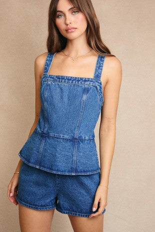 Rhode Denim romper