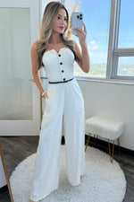 Heather Linen  jumpsuit