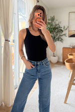 Kristen Built in Bra tank - Black