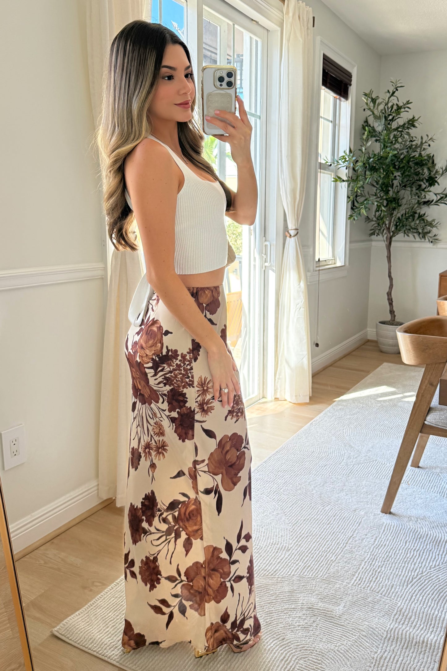 Charlotte Floral skirt