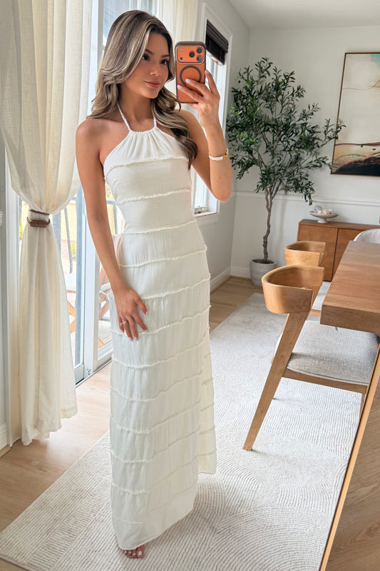 Isa Frayed maxi