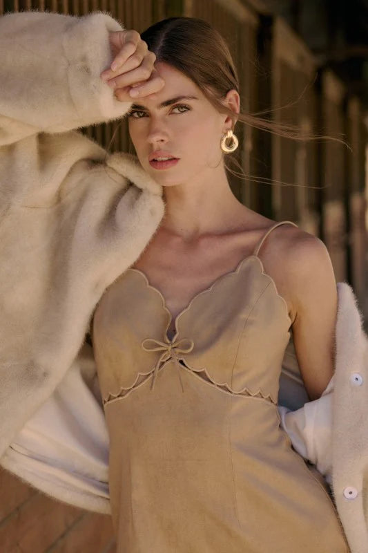 Kenzie Suede dress - Restock