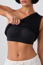 Klassy Ruched One Shoulder top