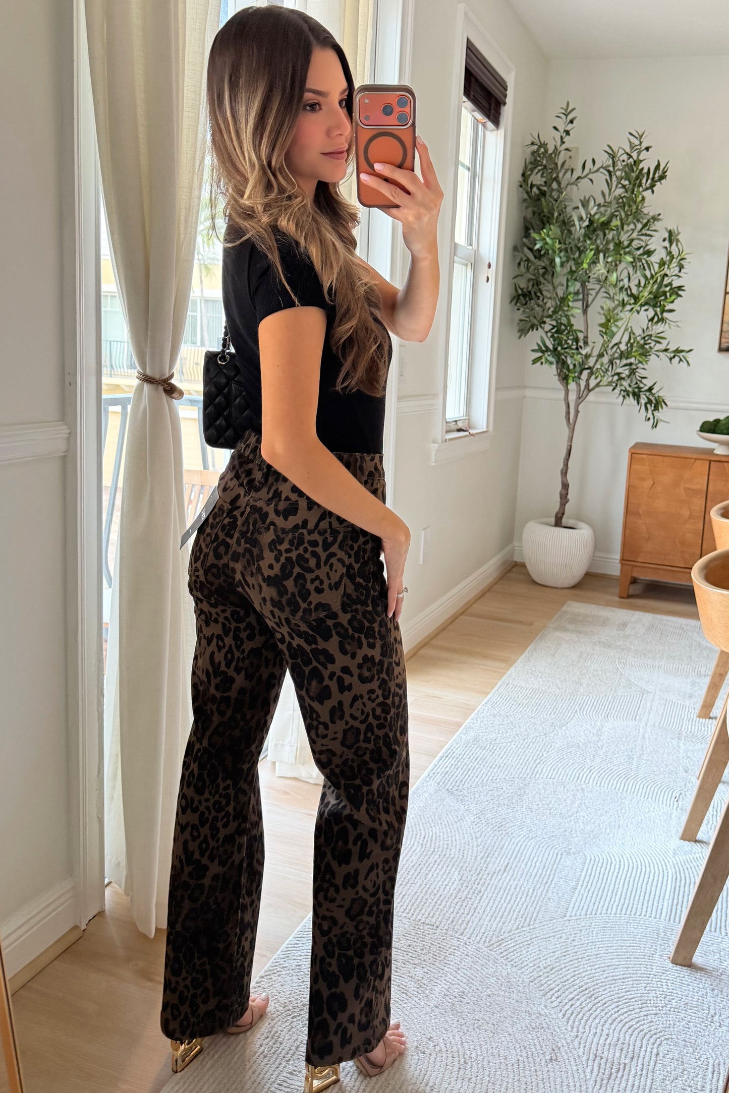 Simone leopard jeans