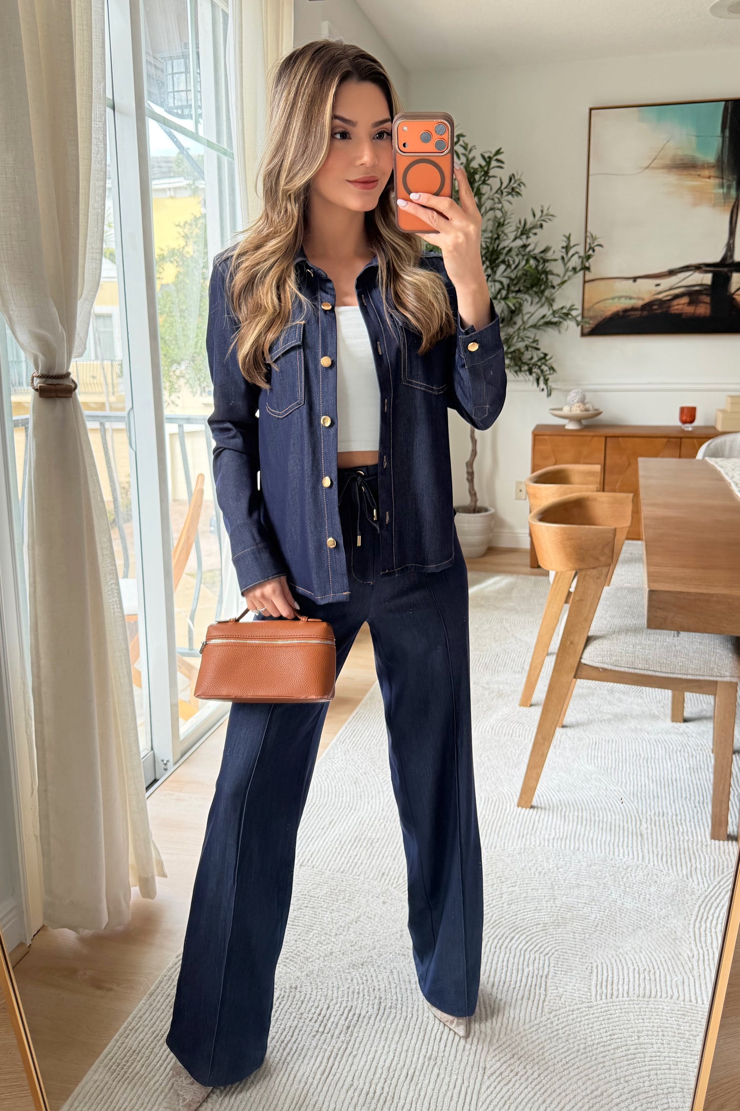 Victoria Tencel shacket