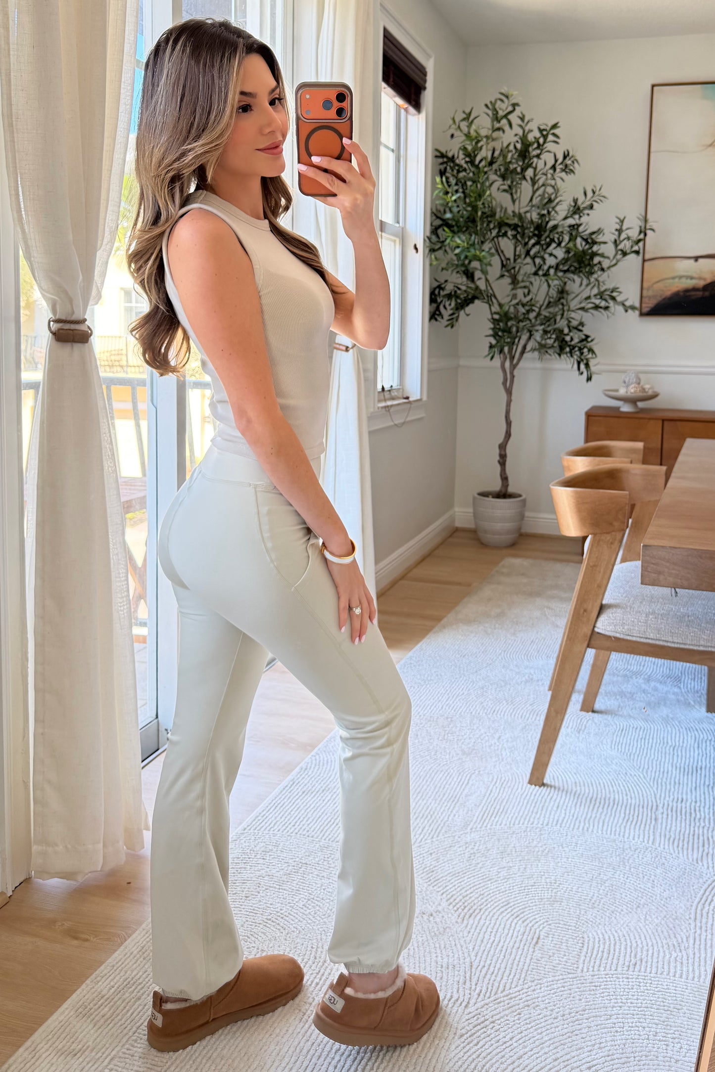 Tara Bubble Hem Yoga pants