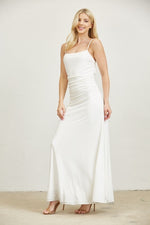 Alessandra White Maxi dress