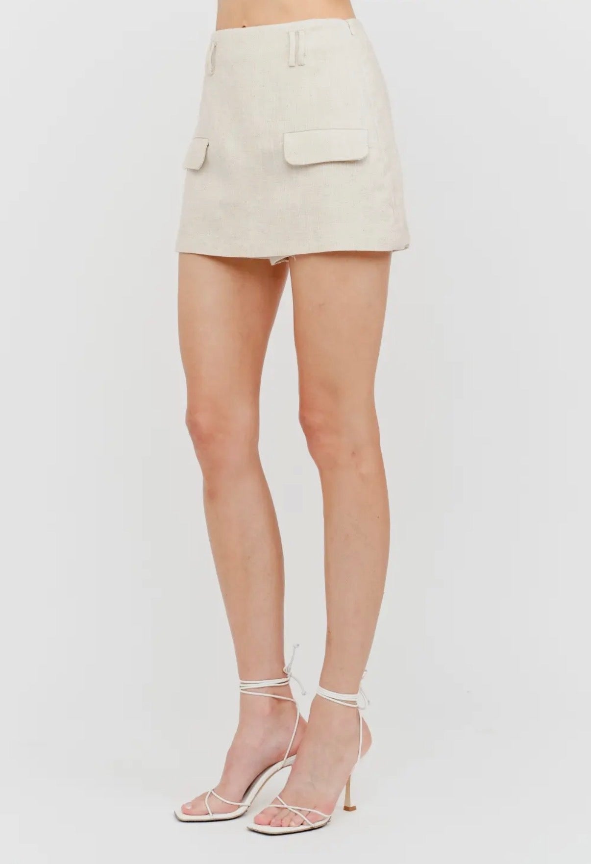 Addison Linen Skort