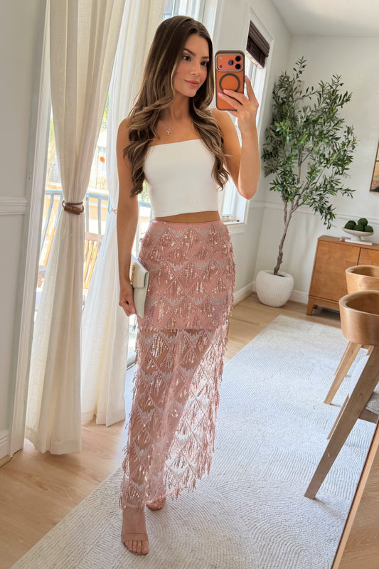 Vivienne Fringe skirt