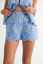 Bella Eyelet Short set