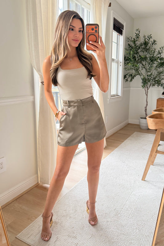 Elizabeth Satin shorts