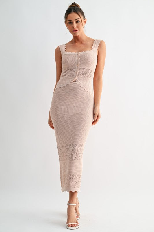 Valentina Midi Skirt set