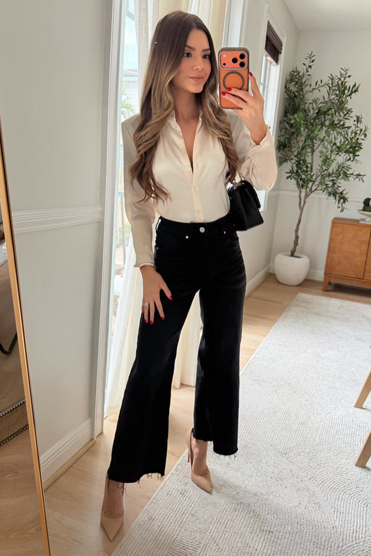 Camille Satin blouse
