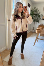 Teddi Sherpa body Puffer jacket