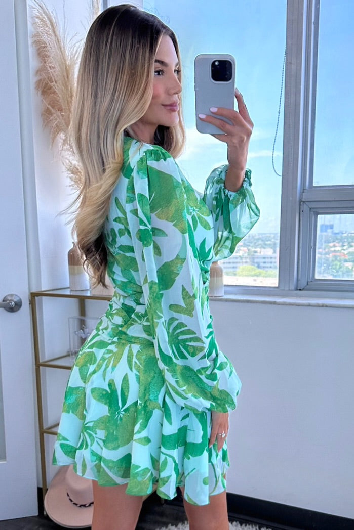 Jenn Palm Tree dress