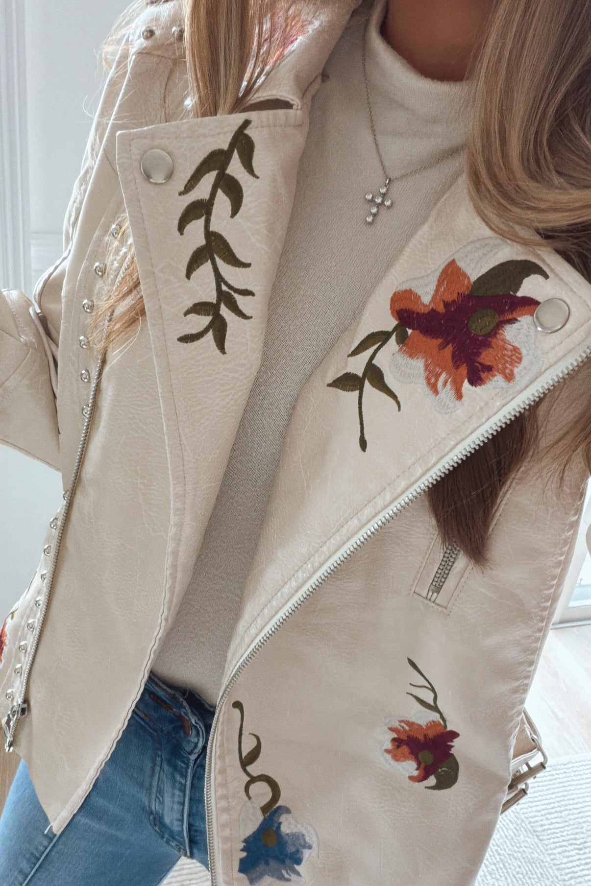 Naomi Floral Embroidered jacket