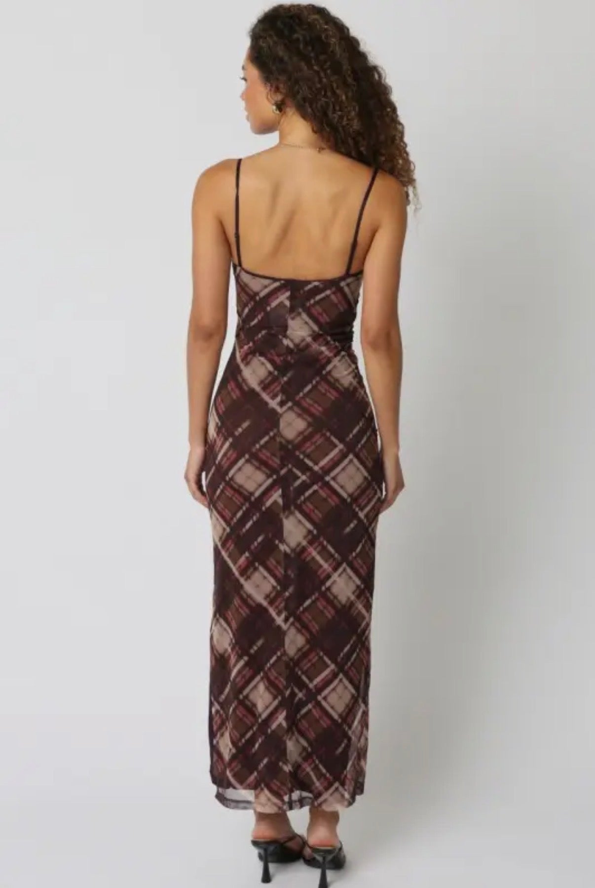 Vivi Plaid maxi