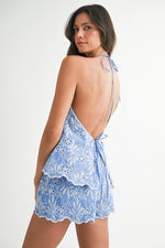 Bella Eyelet Short set