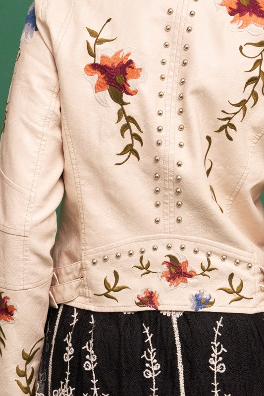 Naomi Floral Embroidered jacket