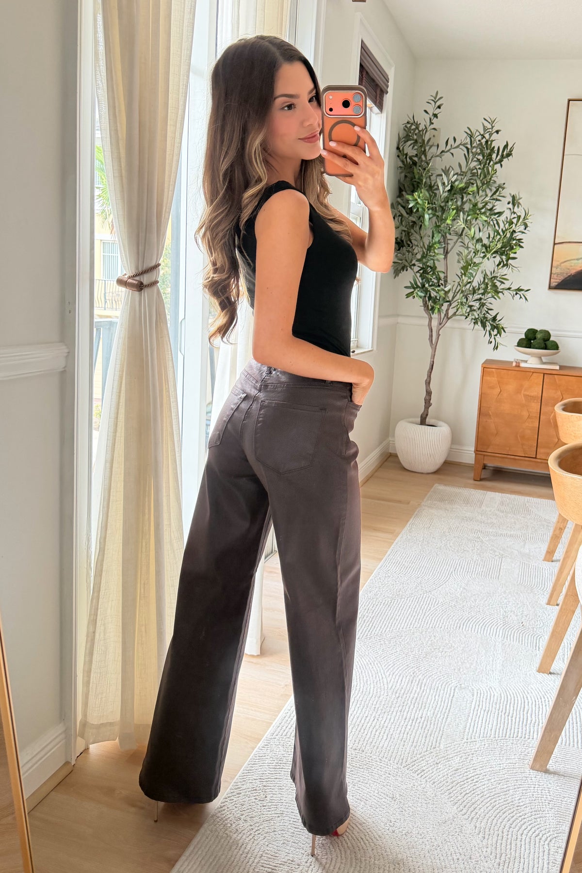 Monroe Coated Jeans