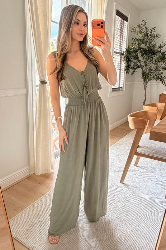 Ellie Tie jumpsuit - Restock