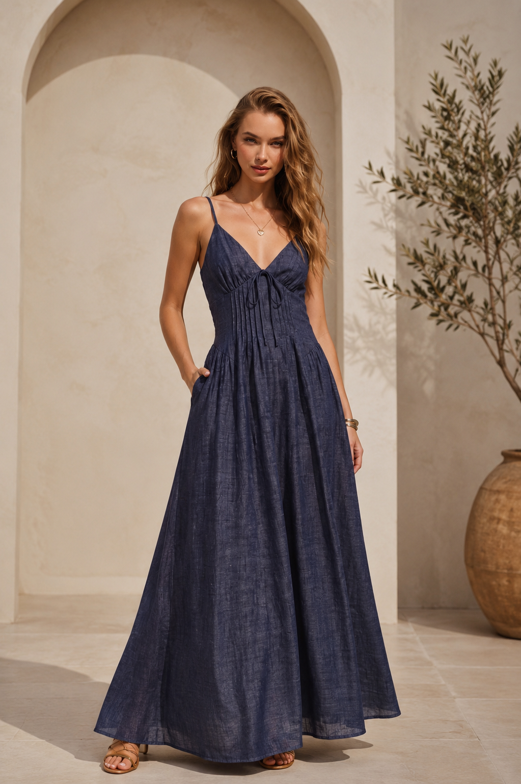 Juliette Denim midi