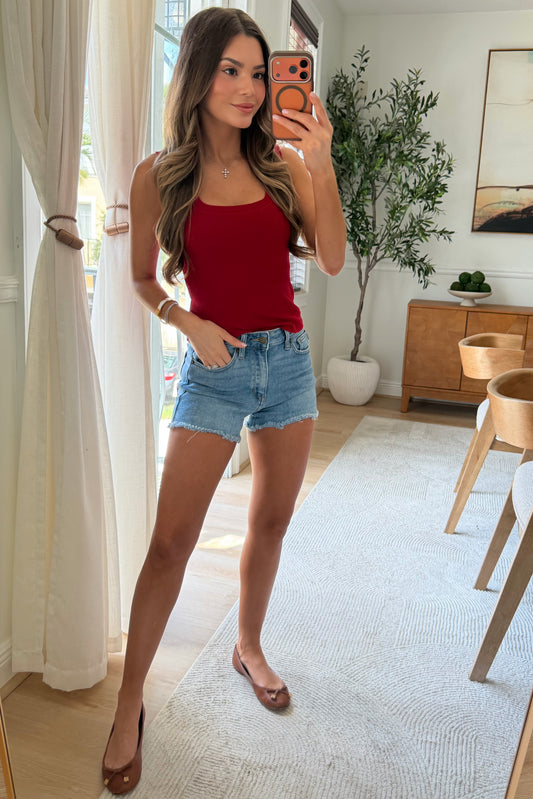 Klassy Rib Tank with bra