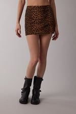 Bruna Leopard Skort