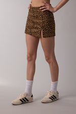 Bruna Leopard Skort