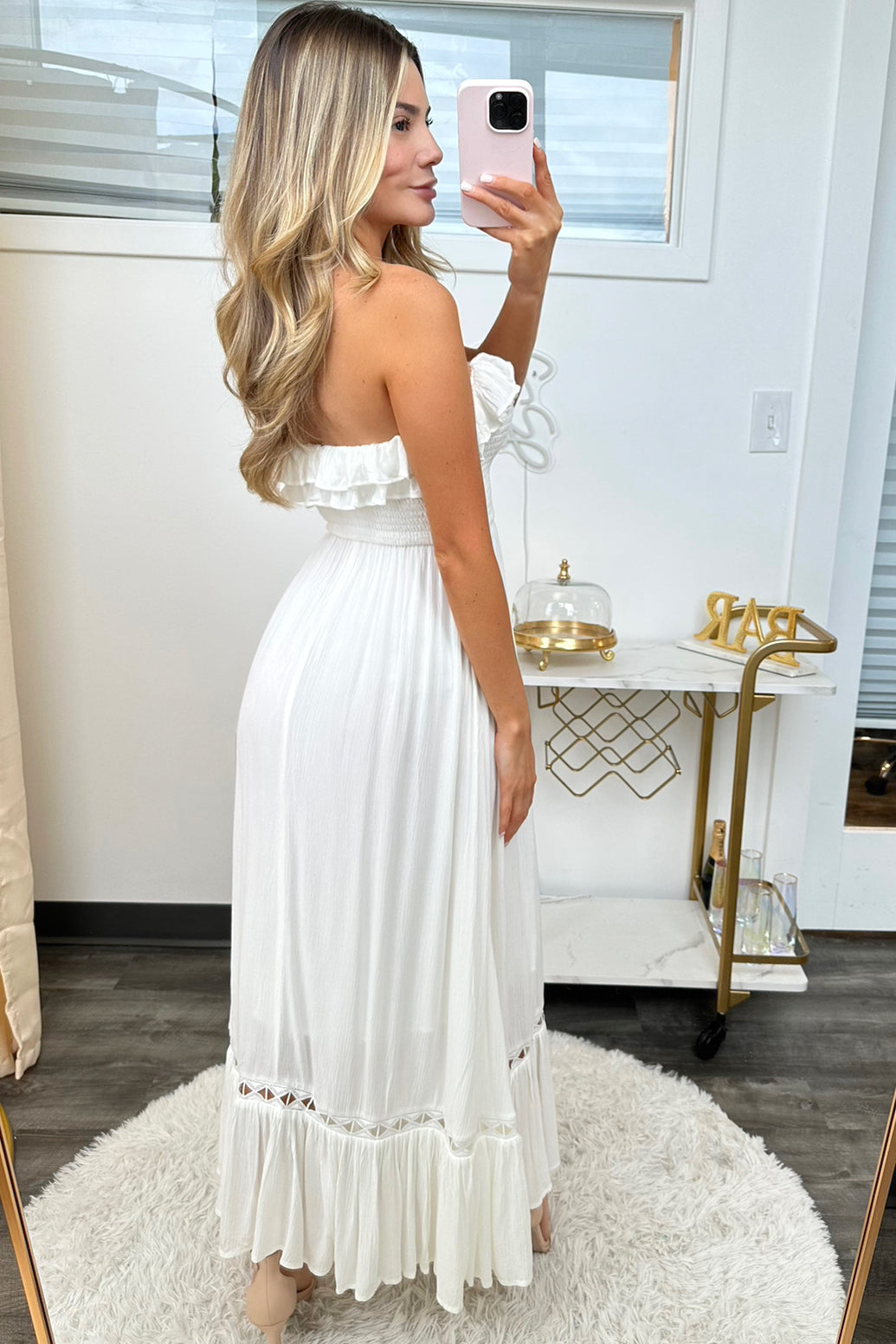 Cora Strapless dress