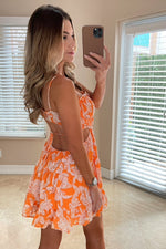Ava Mini dress - Orange